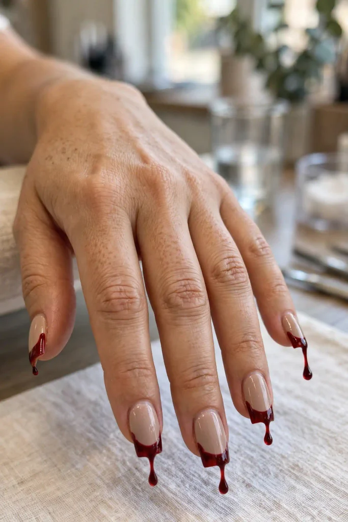 18 Halloween Square Nails, Placed Where a Square Nail Looks Best 7 image 563