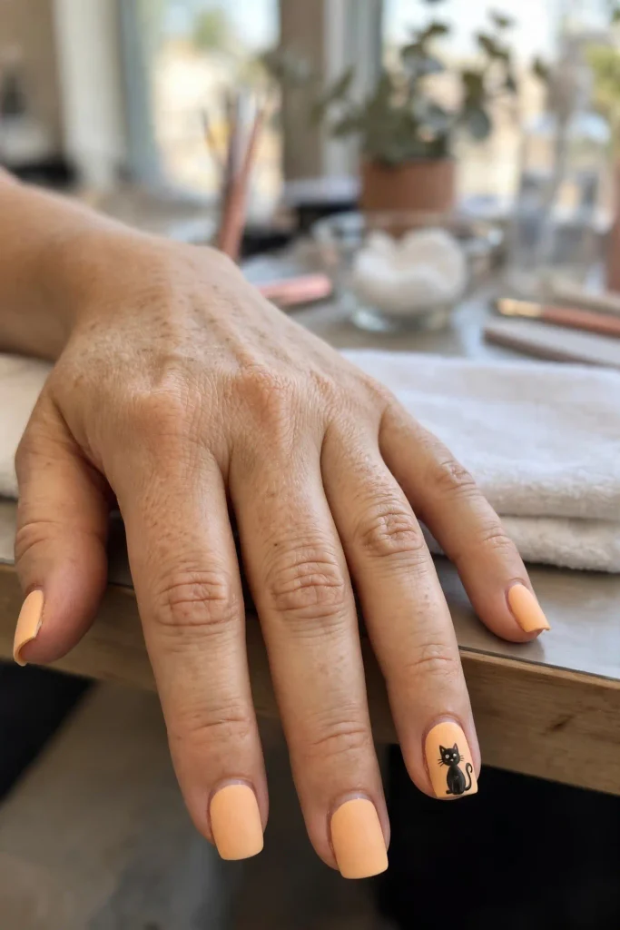 18 Halloween Square Nails, Placed Where a Square Nail Looks Best 12 image 568