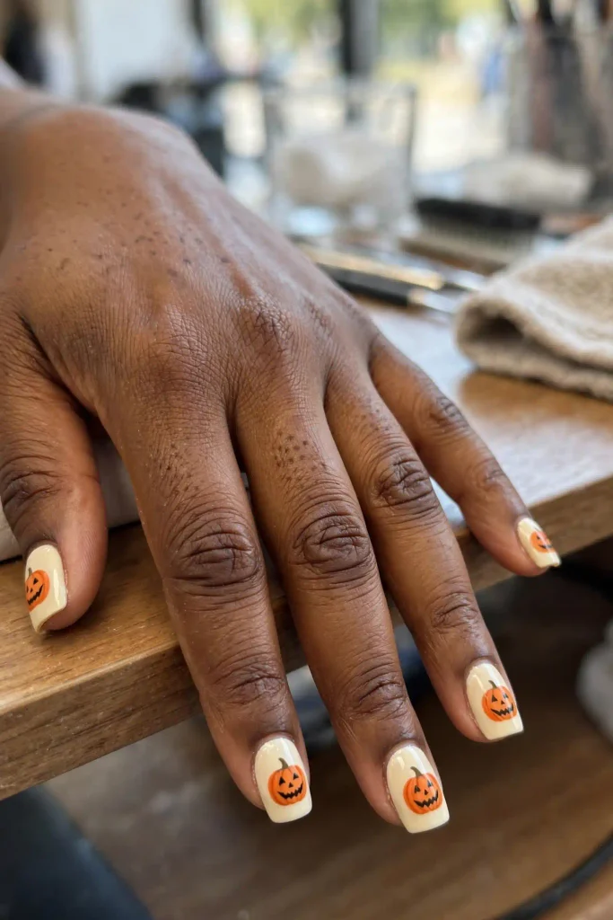 18 Halloween Square Nails, Placed Where a Square Nail Looks Best 13 image 569