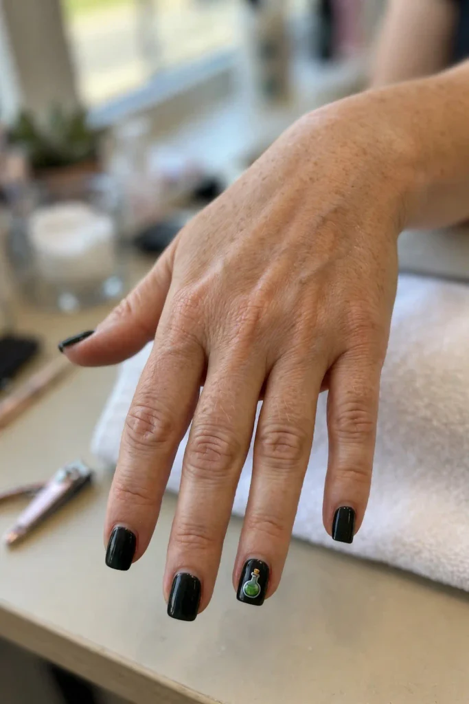 18 Halloween Square Nails, Placed Where a Square Nail Looks Best 15 image 571