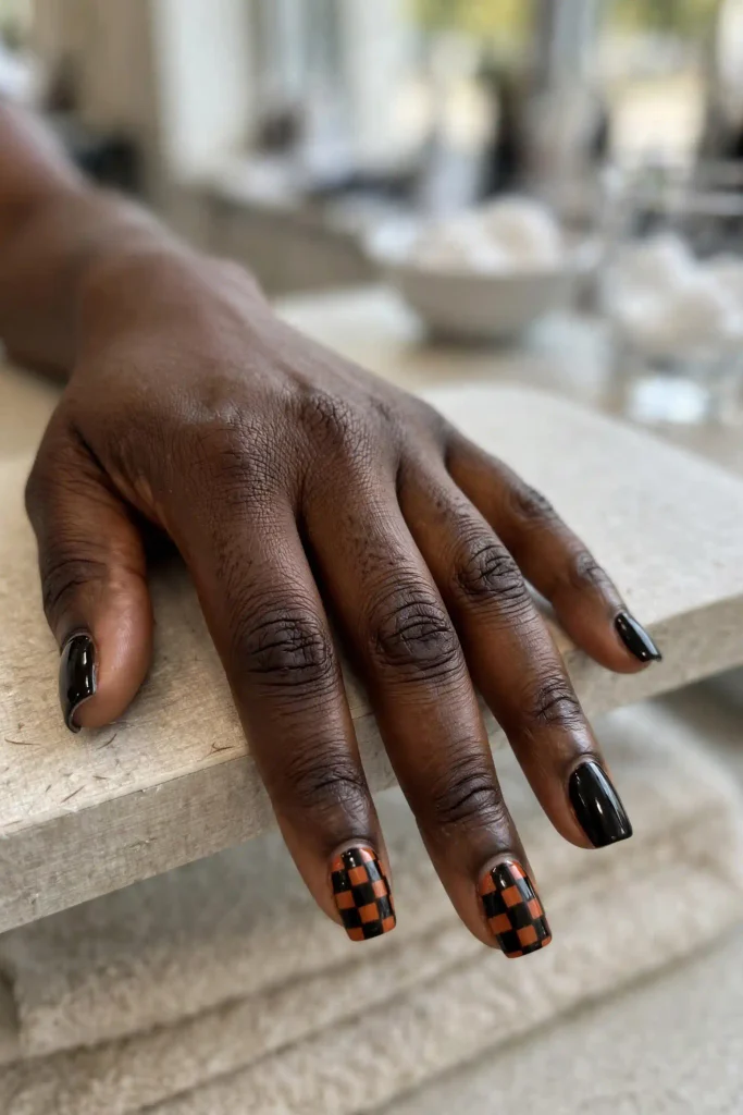 18 Halloween Square Nails, Placed Where a Square Nail Looks Best 18 image 574
