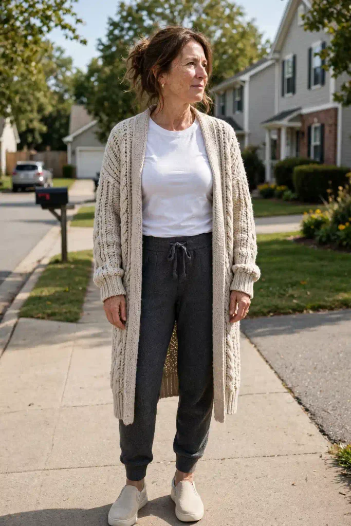 16 Fall Outfits for Moms (Comfortable, Washable, and Actually Cute) 3 image 577 683x1024 1