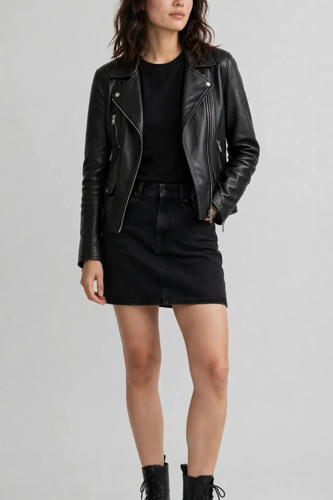 18 Fall Outfits With a Jean Skirt, Styled From the Shoes Up 10 image 61