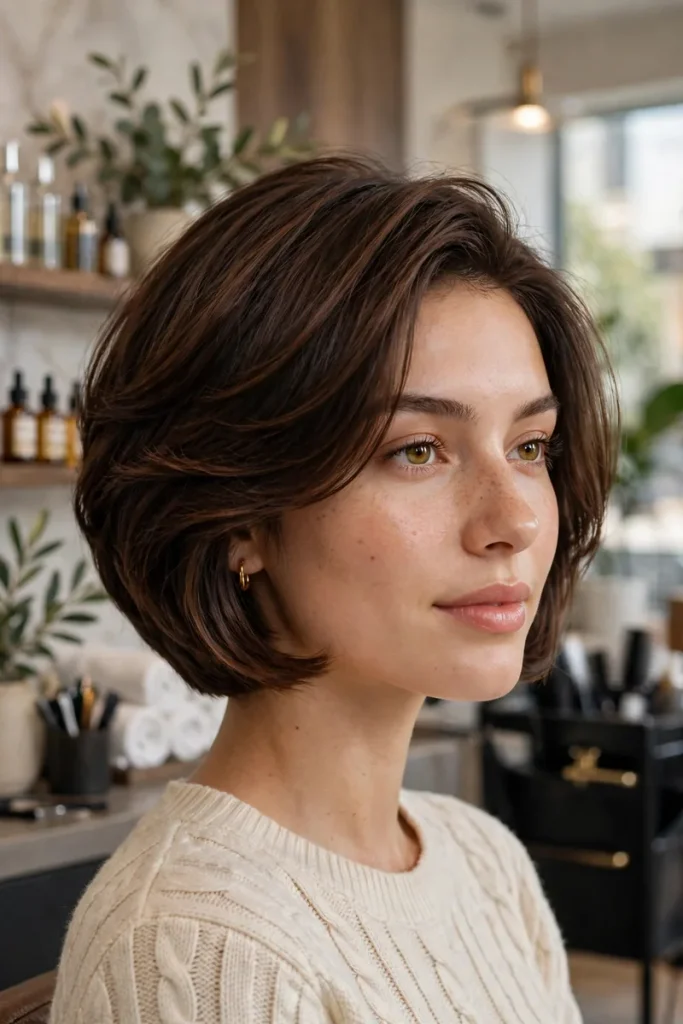 16 Inverted Bob Hairstyle Ideas, Measured by Angle From Gentle Tilt to Sharp Diagonal 1 invbob 01 soft stack bob