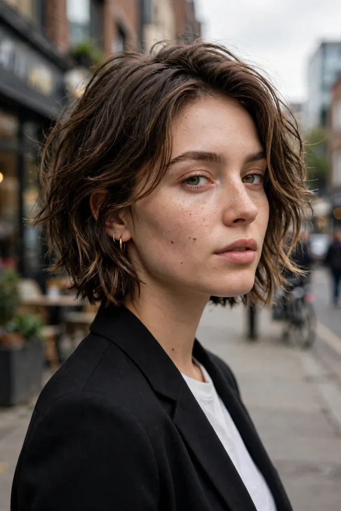 16 Inverted Bob Hairstyle Ideas, Measured by Angle From Gentle Tilt to Sharp Diagonal 4 invbob 04 textured inverted lob