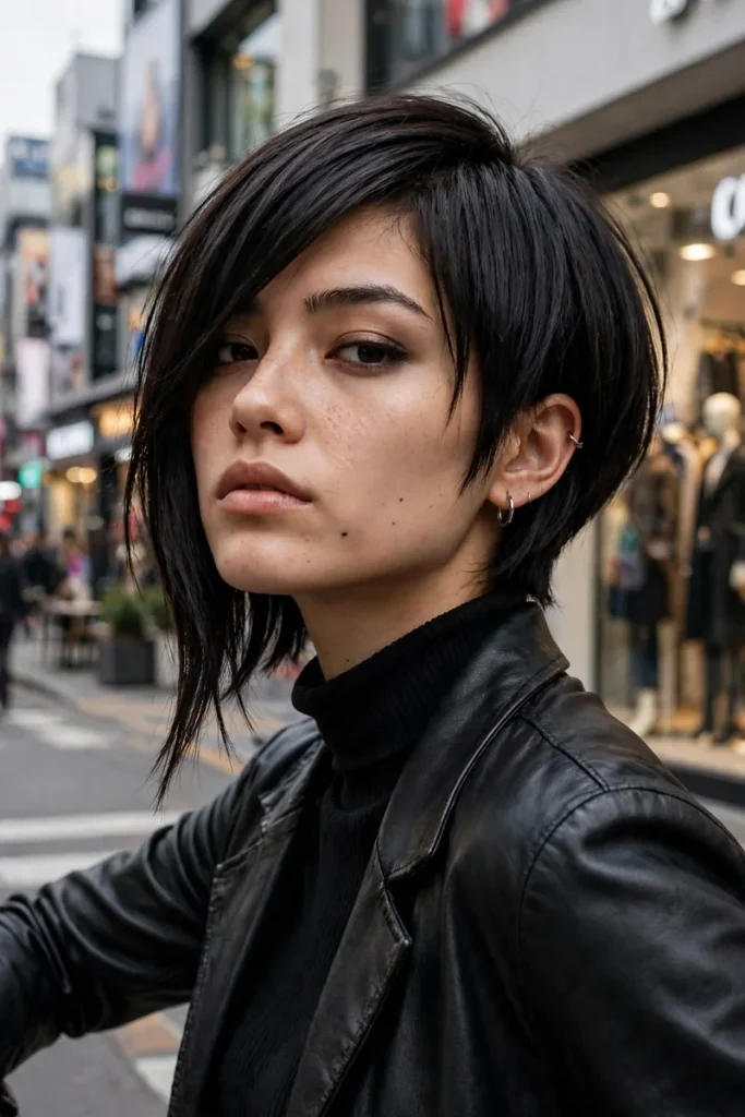 16 Inverted Bob Hairstyle Ideas, Measured by Angle From Gentle Tilt to Sharp Diagonal 14 invbob 14 asymmetrical inverted bob