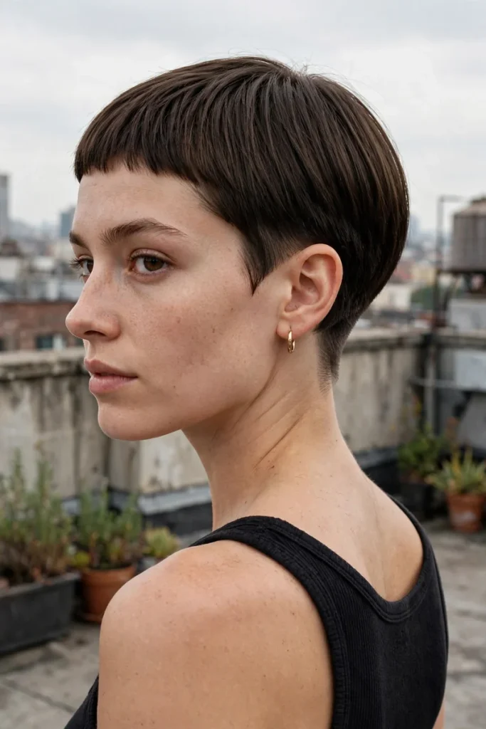shortwomen 14 micro bob nape taper