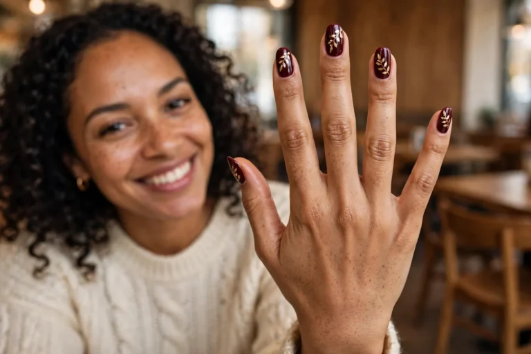 Fall Leaf Nail