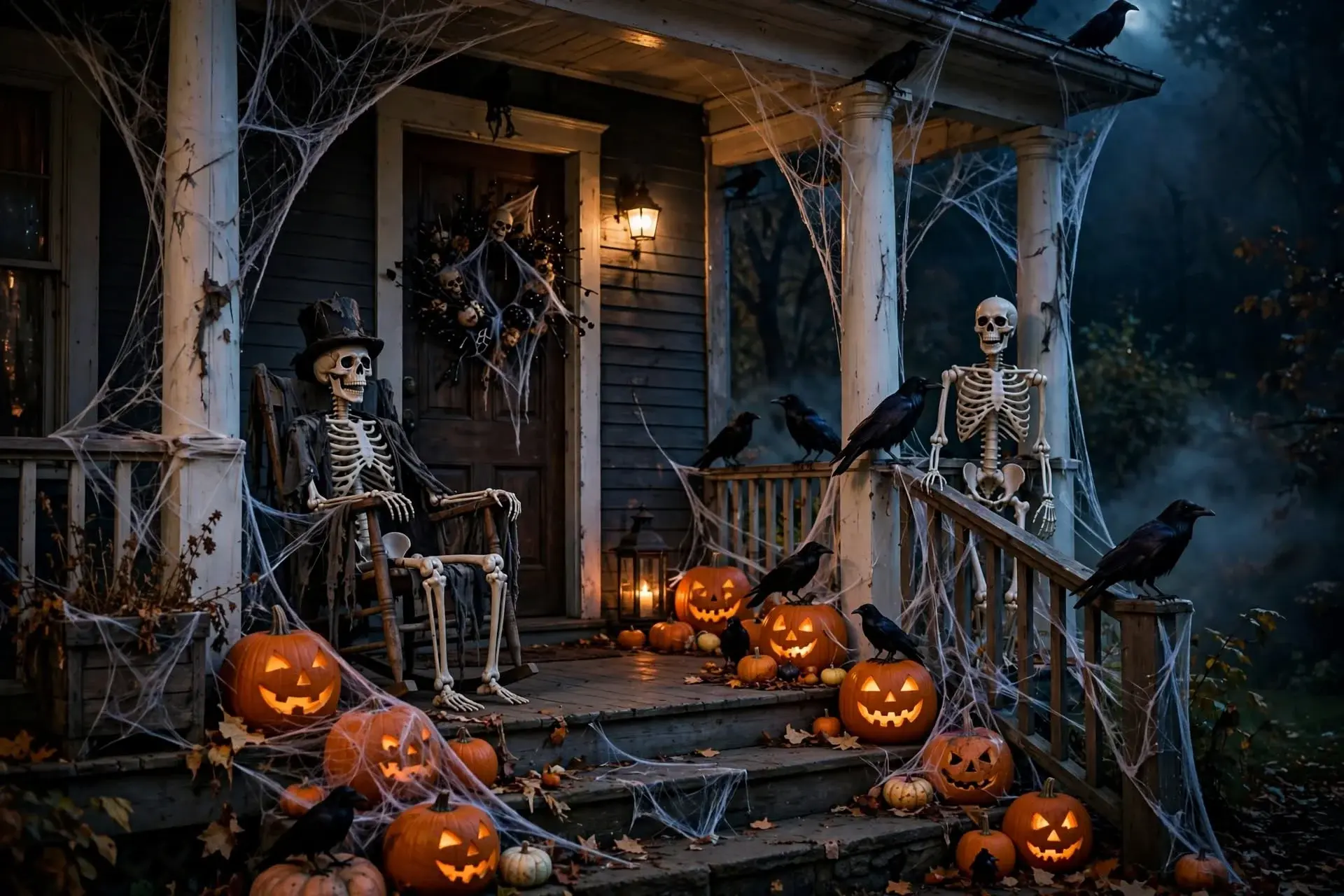 Halloween Front Porch Decorations