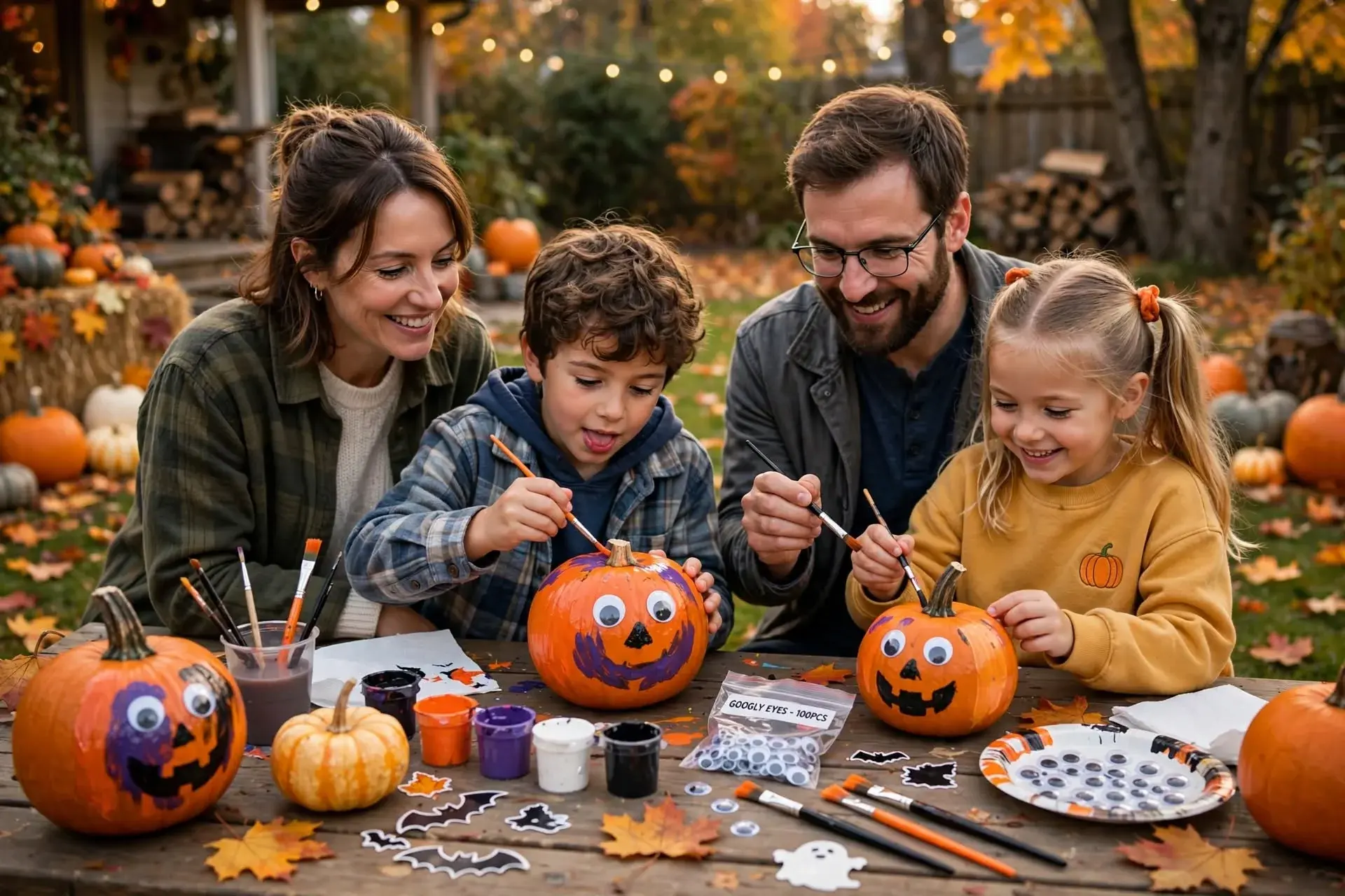Halloween Pumpkin Decorating
