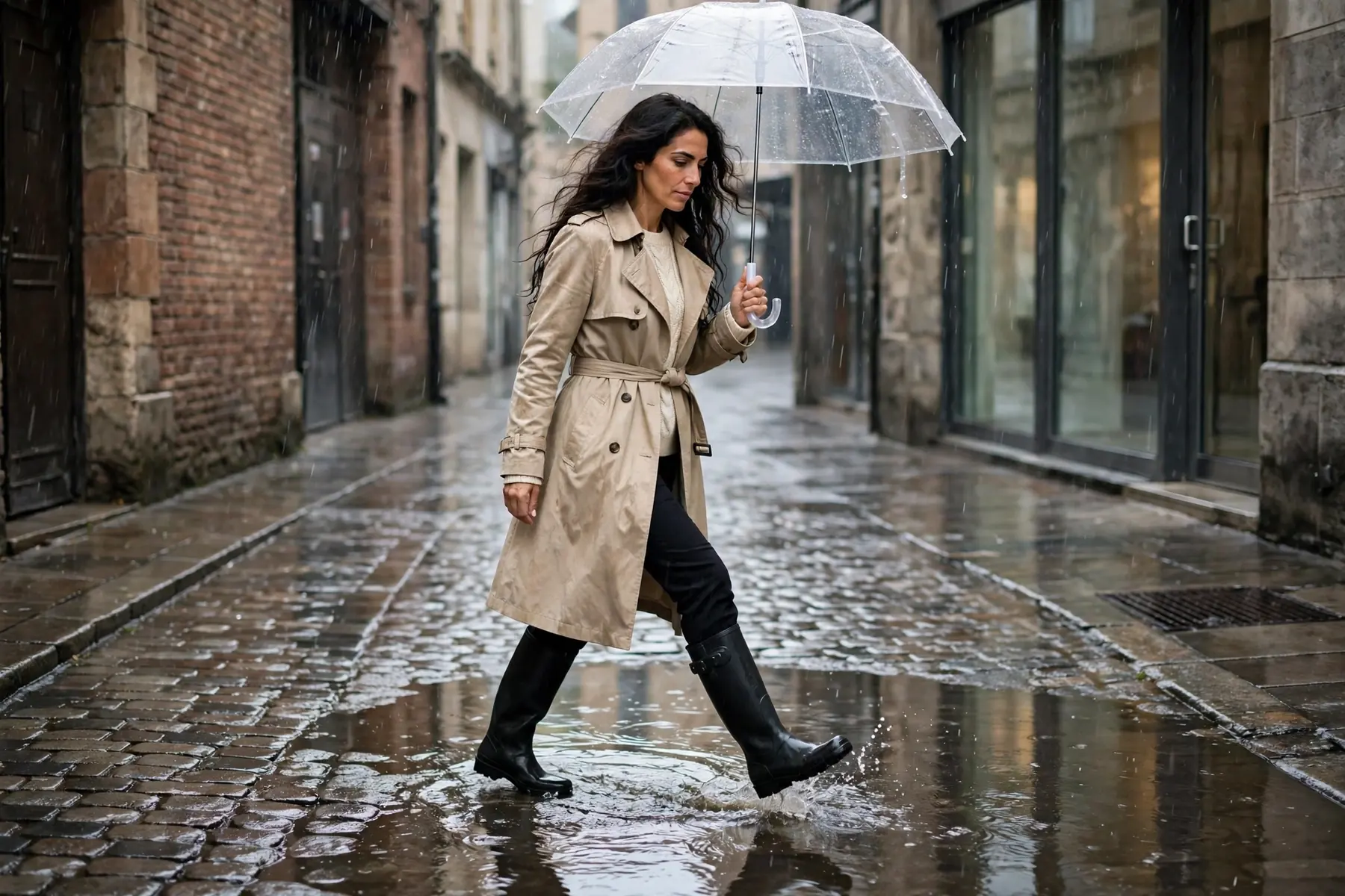 Rainy Day Fall Outfit