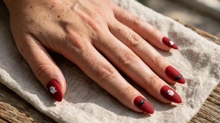 Red Halloween Nails