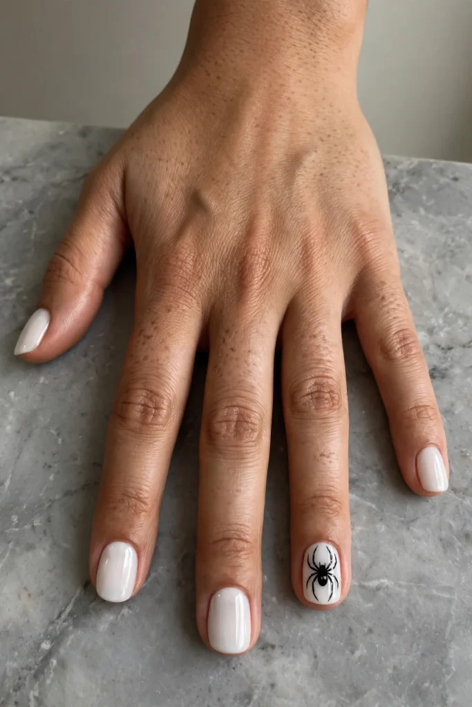 17 Spider Halloween Nail Ideas From Tiny and Cute to Full Drama 5 image 1012