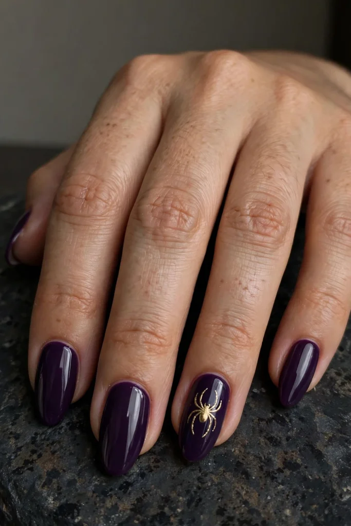 17 Spider Halloween Nail Ideas From Tiny and Cute to Full Drama 7 image 1017