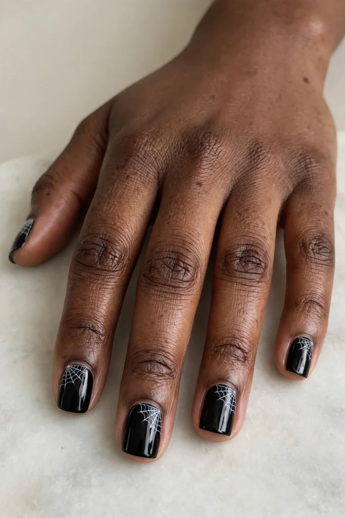 17 Spider Halloween Nail Ideas From Tiny and Cute to Full Drama 8 image 1020