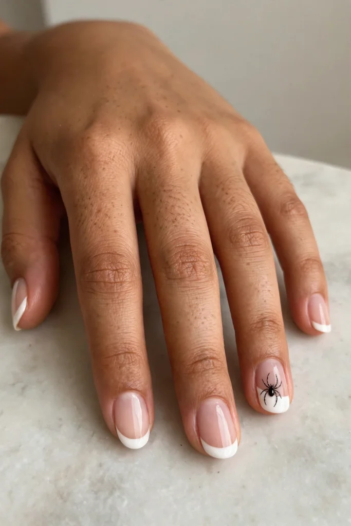 17 Spider Halloween Nail Ideas From Tiny and Cute to Full Drama 14 image 1022