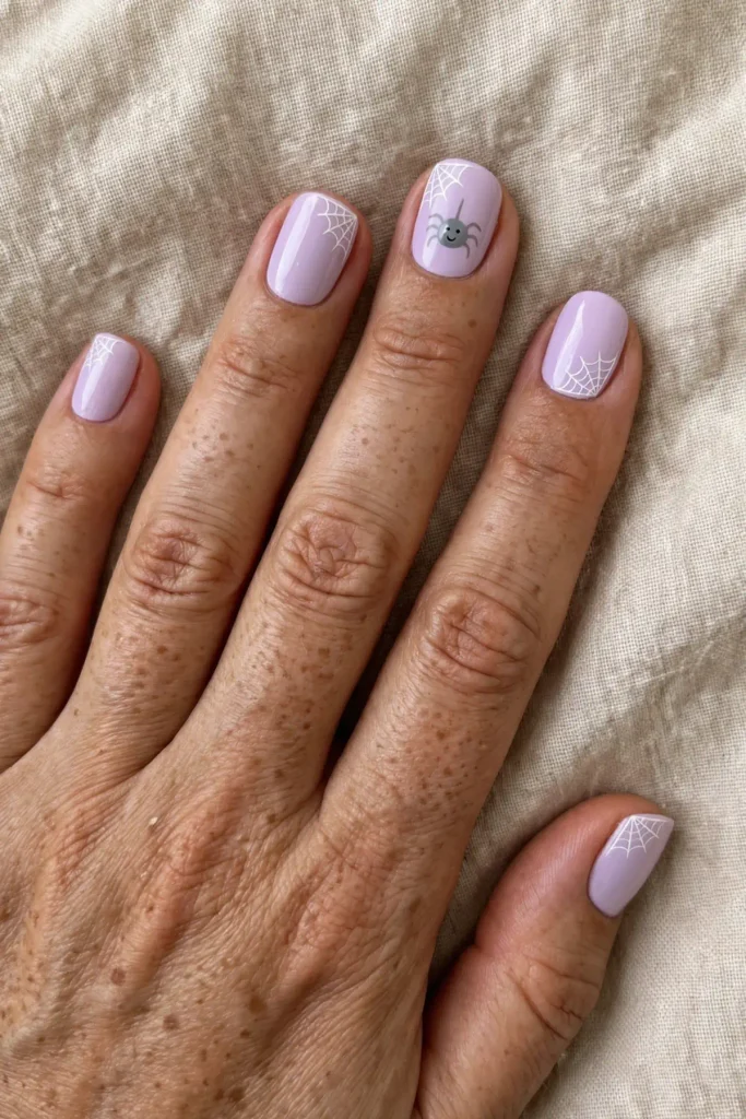 17 Spider Halloween Nail Ideas From Tiny and Cute to Full Drama 17 image 1026
