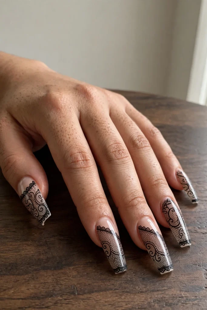 16 Long Halloween Nail Ideas That Use Every Inch of Canvas 9 image 1066