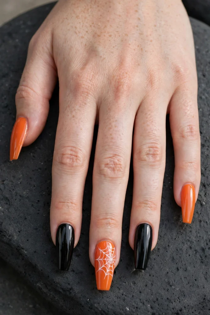 16 Long Halloween Nail Ideas That Use Every Inch of Canvas 15 image 1072