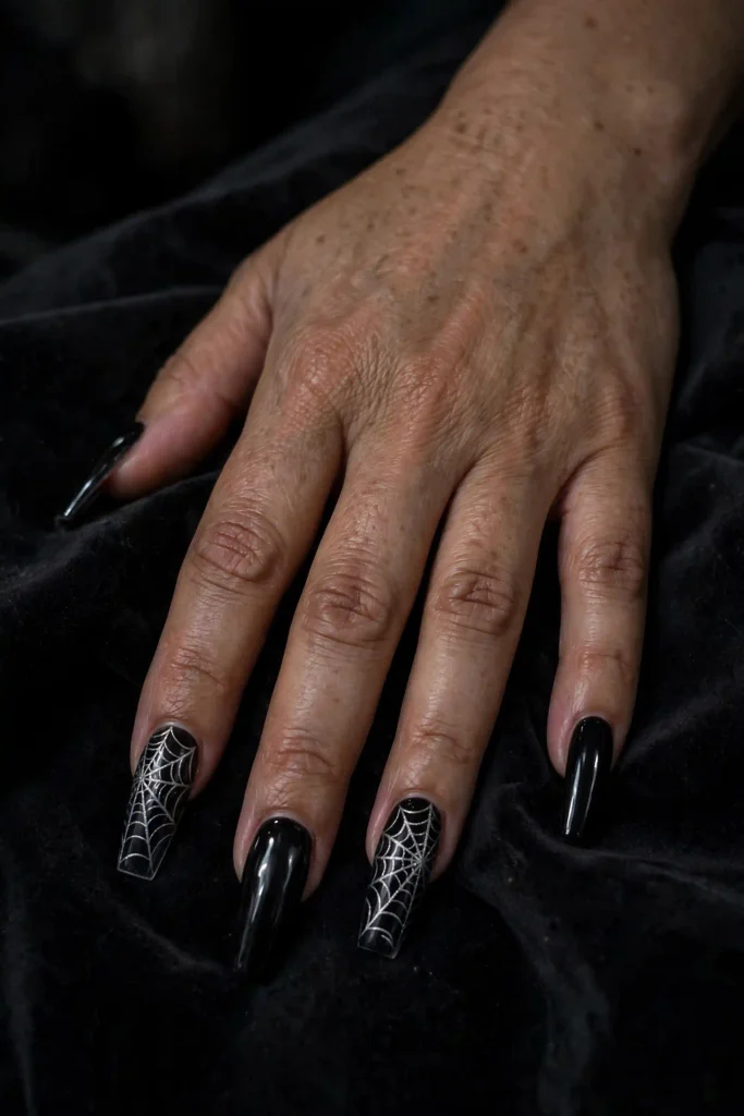 17 Halloween Acrylic Nails, With the Exact Words to Tell Your Nail Tech 12 image 141