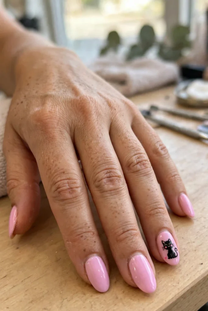 14 Pink Halloween Nails for People Who Want Spooky in a Better Shade 12 image 188