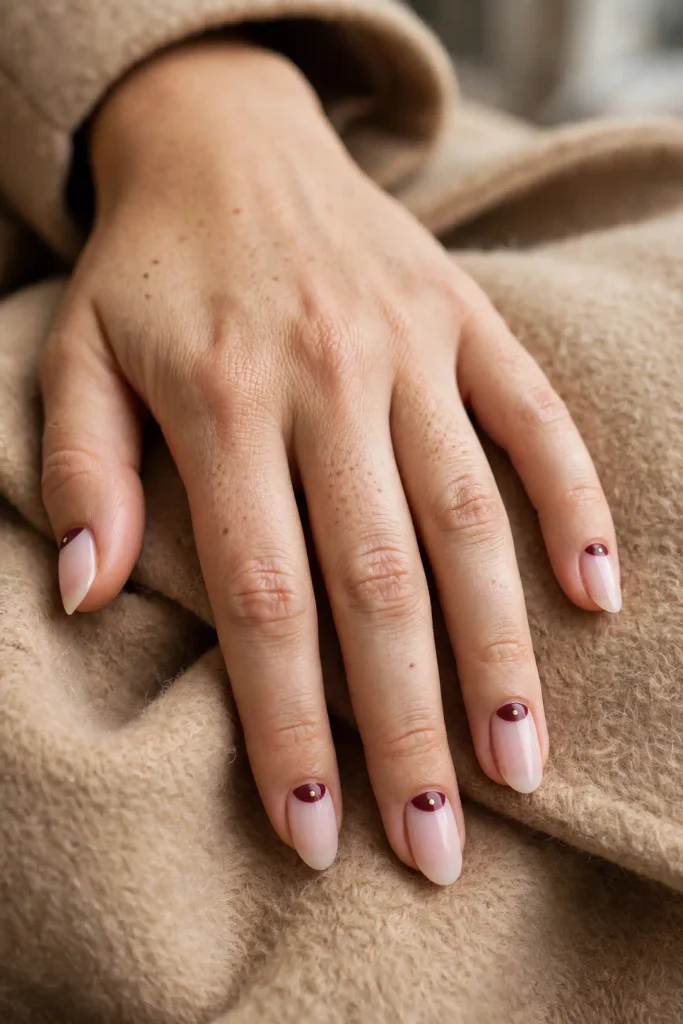 14 Fall Burgundy and Gold Nails, Styled Like a Wine Cellar Tasting Menu 4 image 193
