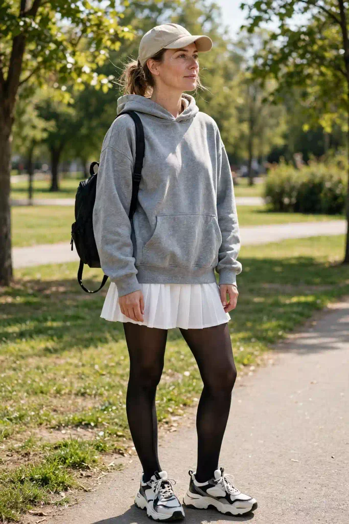 17 Fall Outfits With Skirts and Tights, Written Like Recipes You Can Actually Follow 11 image 296