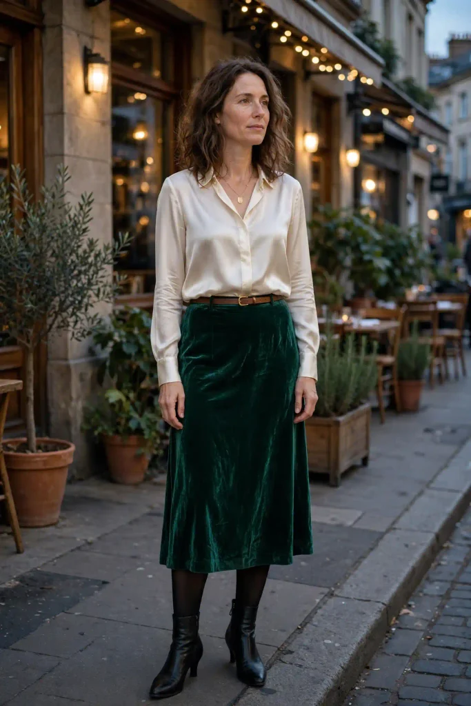 17 Fall Outfits With Skirts and Tights, Written Like Recipes You Can Actually Follow 16 image 301