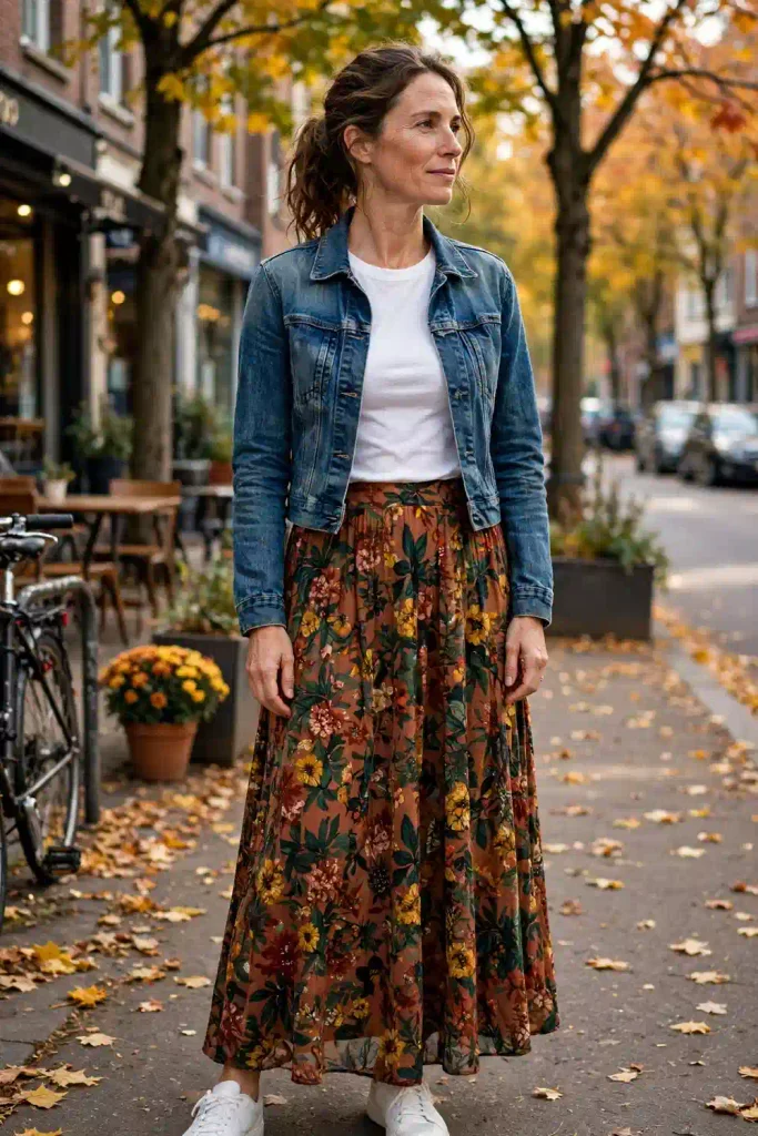 15 Long Skirt Fall Outfits for Every Kind of Fall Weather 2 image 304