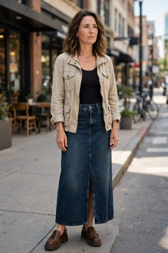 15 Long Skirt Fall Outfits for Every Kind of Fall Weather 4 image 305