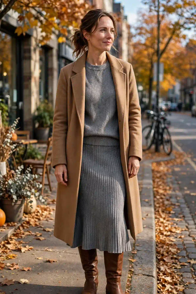 15 Long Skirt Fall Outfits for Every Kind of Fall Weather 8 image 312