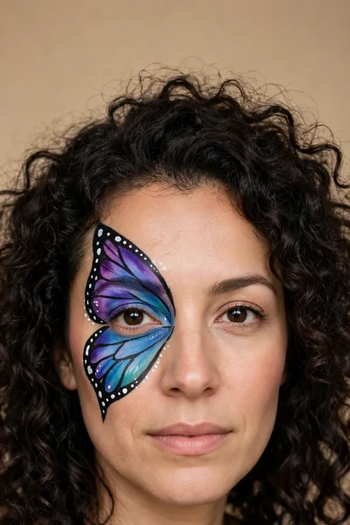 17 Halloween Face Paint Ideas That Look Pro-Level (But Are Secretly Easy) 6 image 320