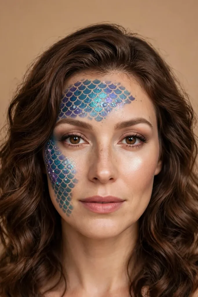 17 Halloween Face Paint Ideas That Look Pro-Level (But Are Secretly Easy) 16 image 329