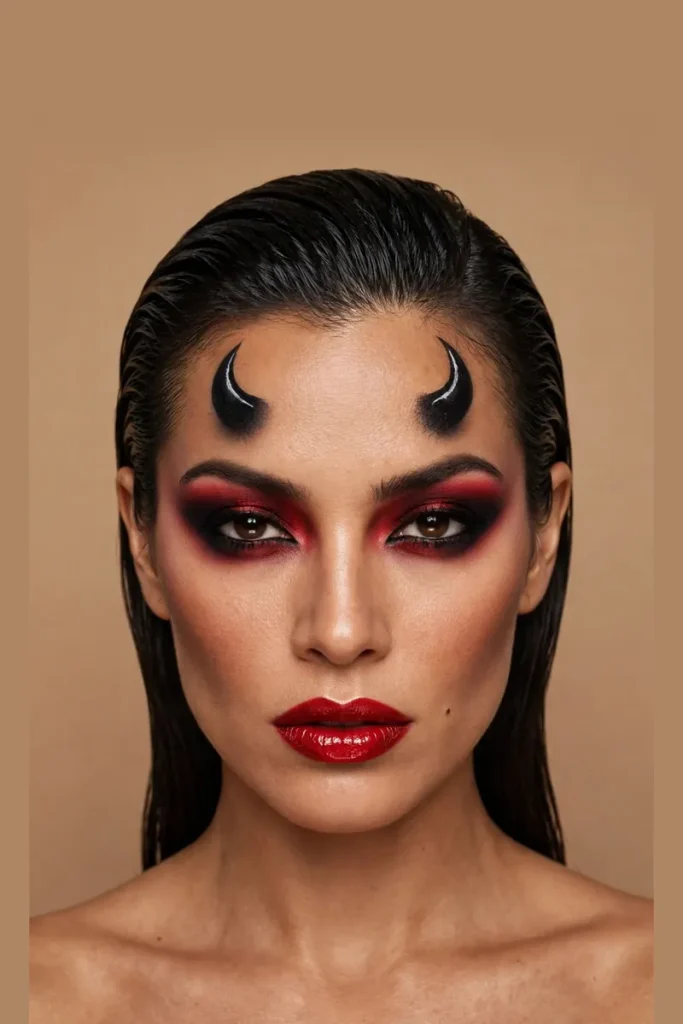 17 Halloween Face Paint Ideas That Look Pro-Level (But Are Secretly Easy) 17 image 330