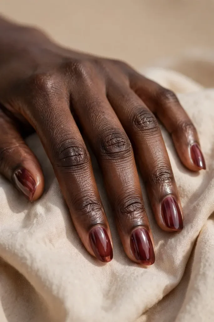 15 Maroon Fall Nail Ideas That Look Rich, Cozy, and Expensive 5 image 349