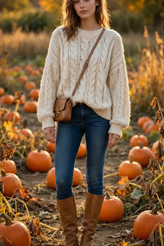 18 Fall Outfits With Brown Boots That Make Getting Dressed Almost Too Easy 2 image 38