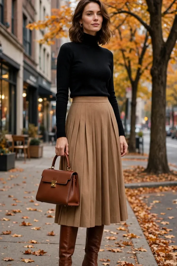 18 Fall Outfits With Brown Boots That Make Getting Dressed Almost Too Easy 5 image 40