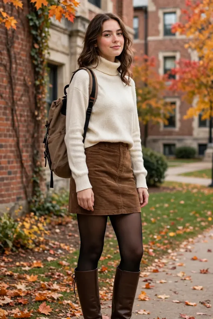 18 Fall Outfits With Brown Boots That Make Getting Dressed Almost Too Easy 7 image 43