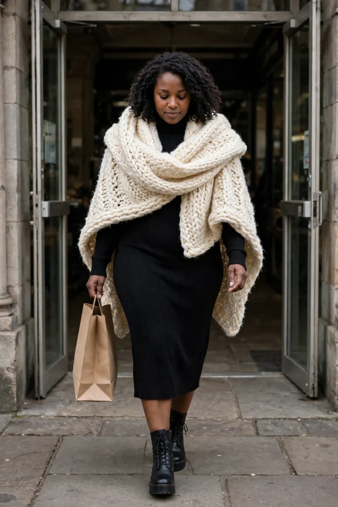 16 Fall Outfit Ideas With Scarf That Save Plain Outfits 3 image 581