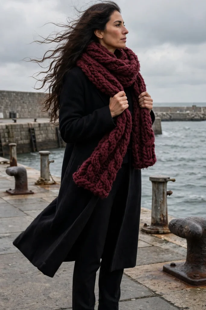 16 Fall Outfit Ideas With Scarf That Save Plain Outfits 15 image 593