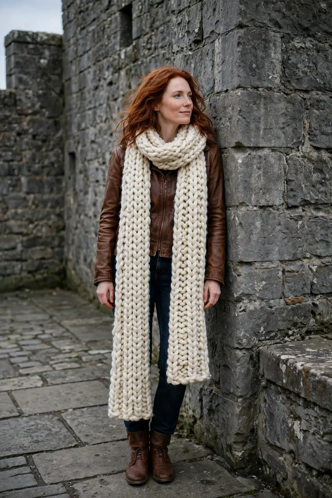 16 Fall Outfit Ideas With Scarf That Save Plain Outfits 16 image 594