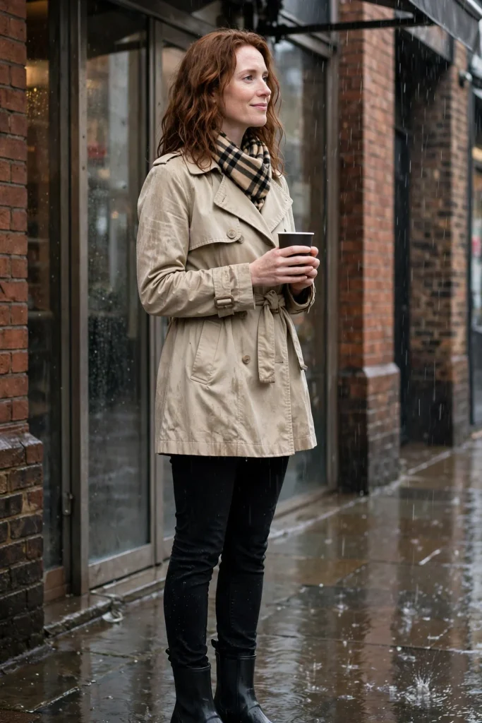 14 Rainy Day Fall Outfit Ideas That Stay Cute When the Sky Opens Up 6 image 633