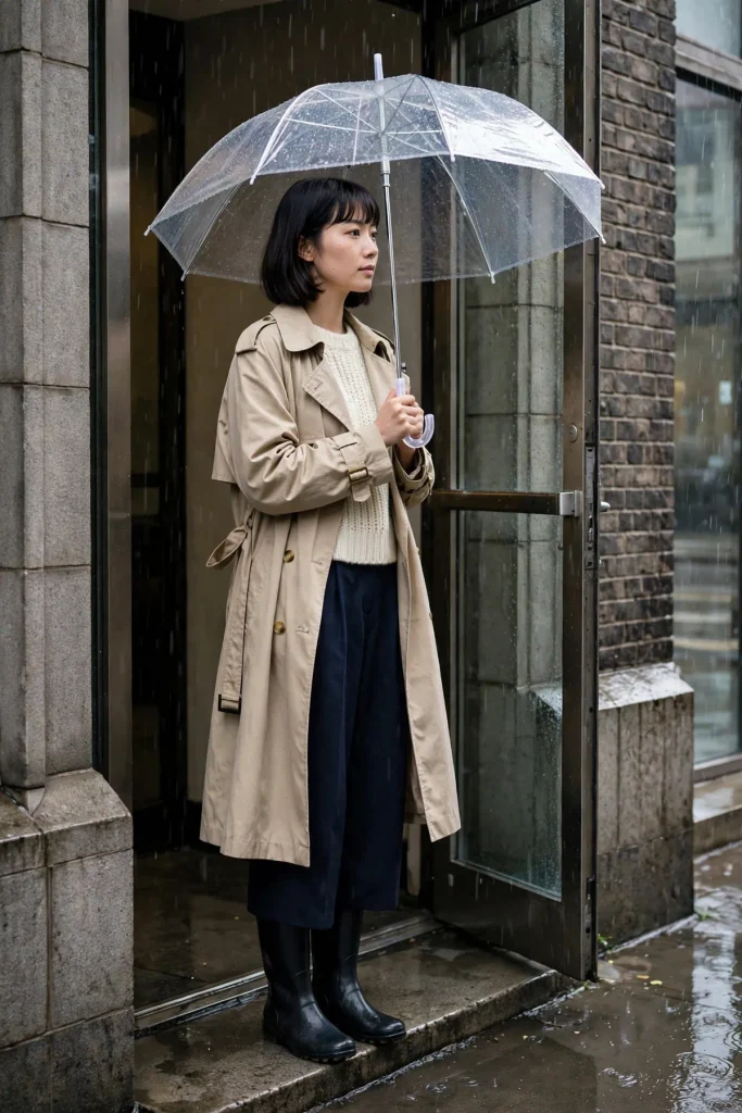 14 Rainy Day Fall Outfit Ideas That Stay Cute When the Sky Opens Up 3 image 634