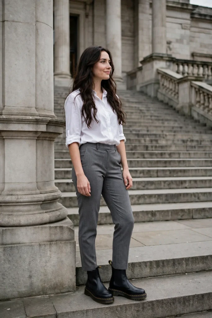 16 Dr. Martens Fall Outfit Ideas That Go With Everything You Own 11 image 672