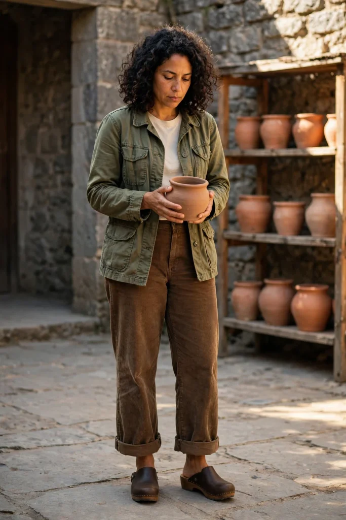 16 Fall Outfit With Clogs That Look Way More Put-Together Than They Feel 13 image 709