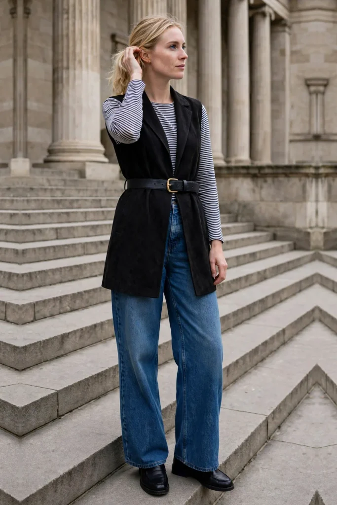 15 Vest Fall Outfit Ideas That Fix Boring Outfits in Seconds 14 image 742