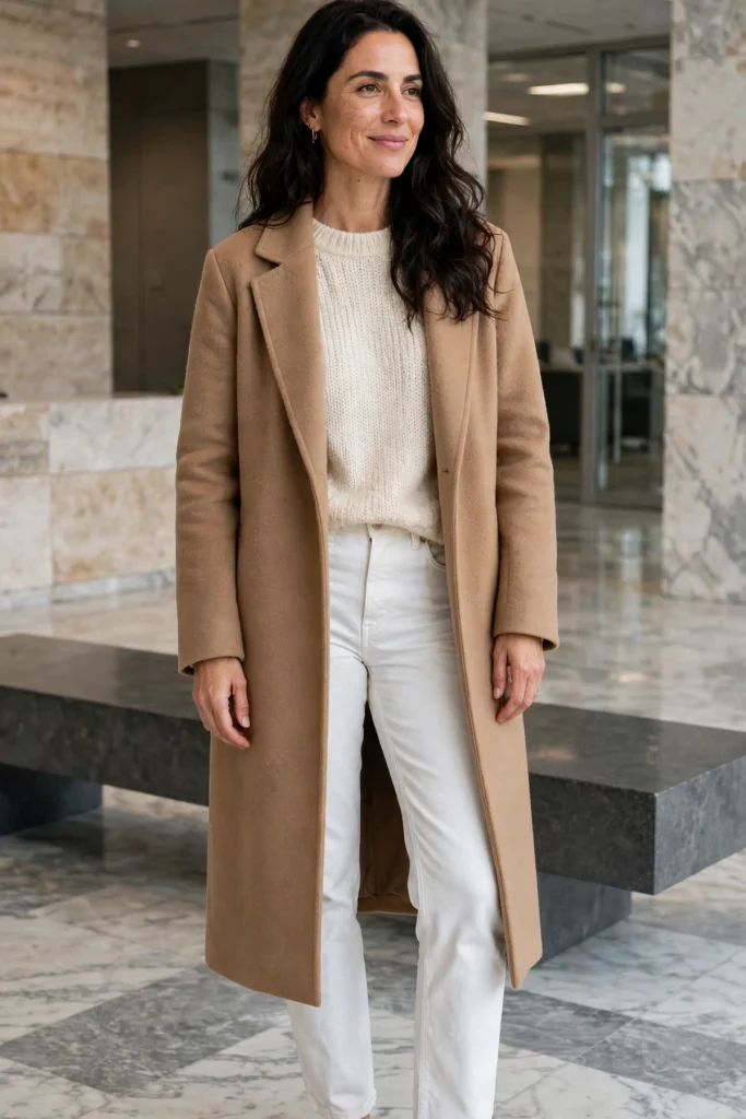 17 White Jeans Fall Outfit Ideas That Work Long After Summer Ends 3 image 836