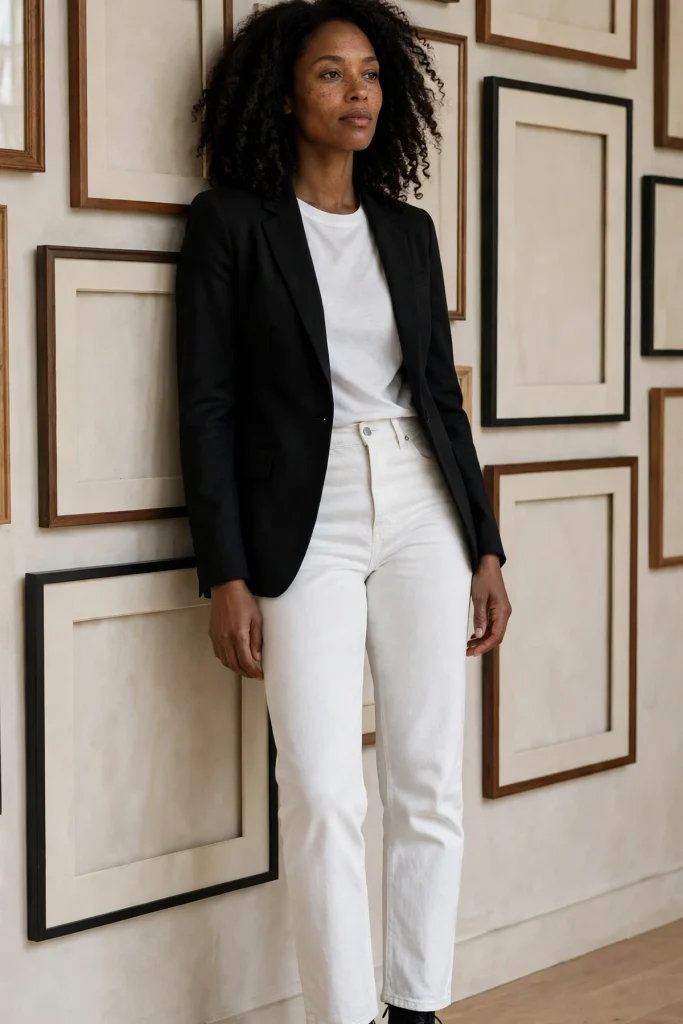 17 White Jeans Fall Outfit Ideas That Work Long After Summer Ends 8 image 840