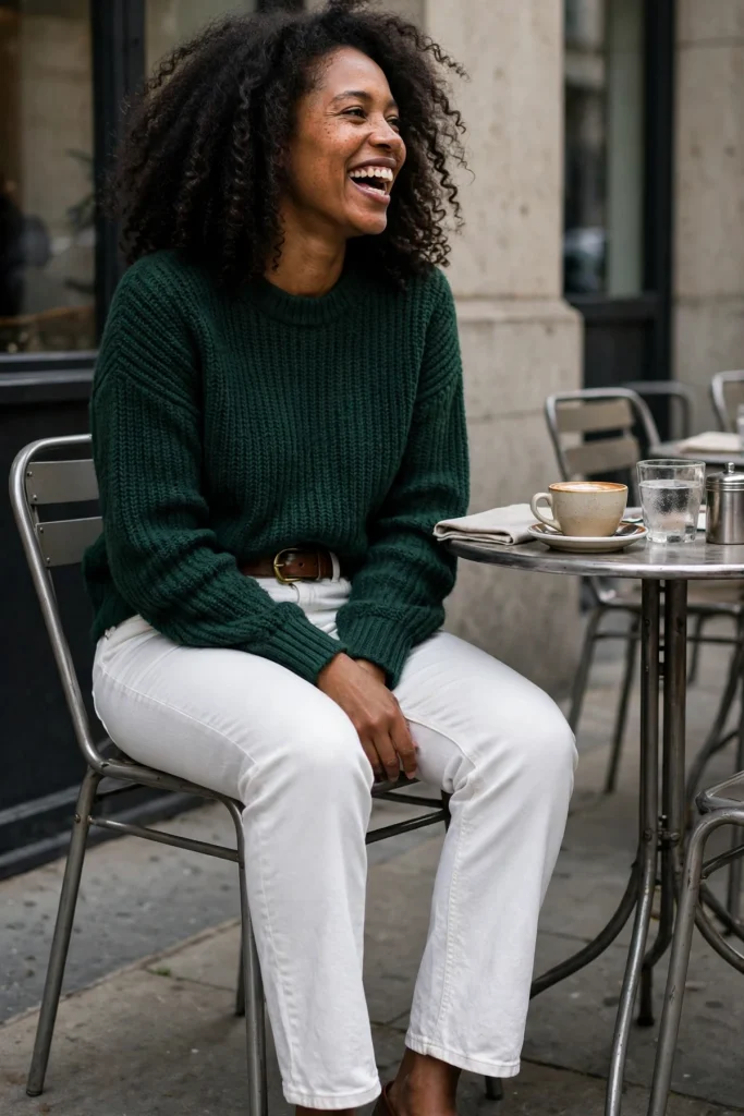 17 White Jeans Fall Outfit Ideas That Work Long After Summer Ends 14 image 846