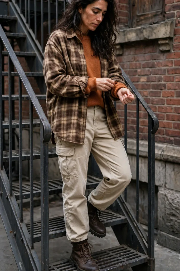 16 Flannel Fall Outfit Ideas That Feel Cozy, Never Costumey 8 image 887